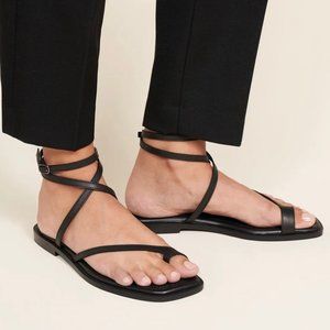New In Box A. Emery Piper Sandal Black Size 40 / US 9